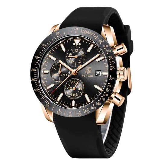 Reloj Benyar Black Gold