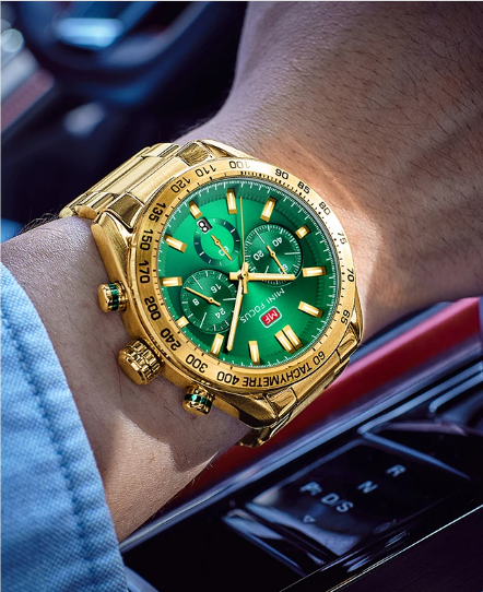 Reloj MINI FOCUS green gold