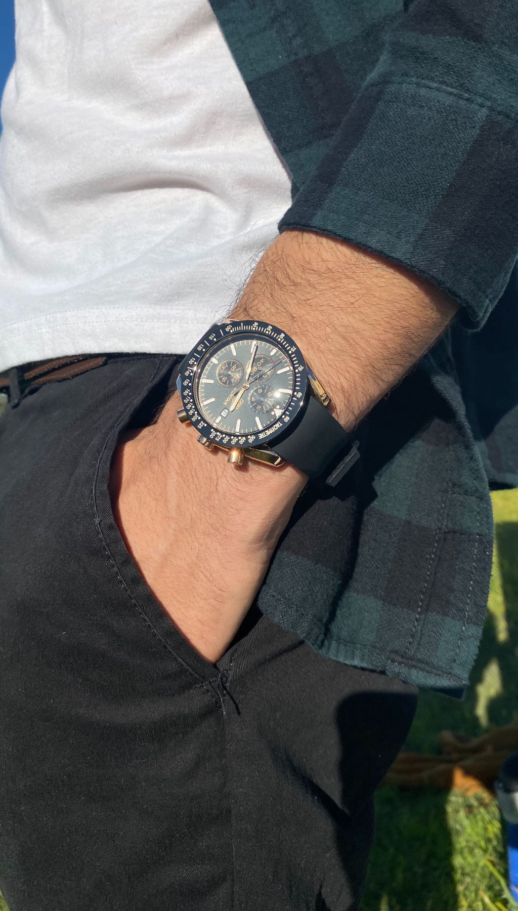 Reloj Benyar Black Gold