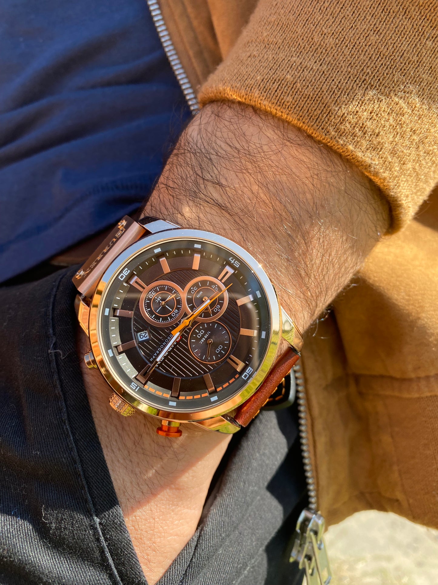 Reloj CURREN Marrón